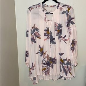 Free People Floral Tunic